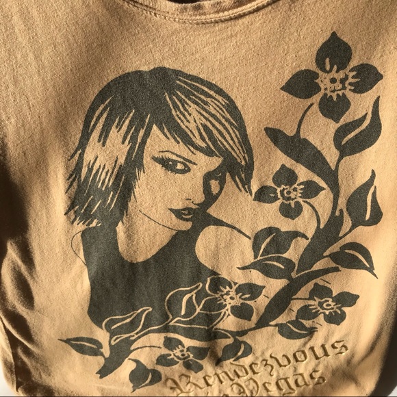 Tan Lady Face Tee - Picture 2 of 4